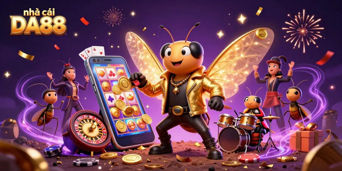 Experience exciting gameplay at nhà cái DA88 with colorful slot games and vibrant characters bringing joy.