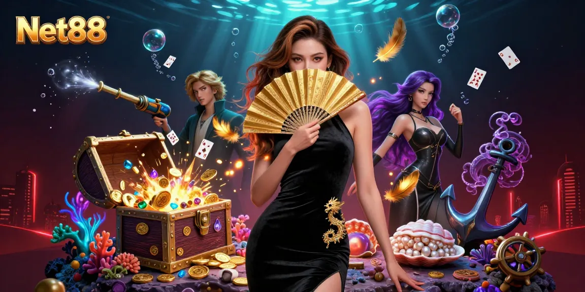 Experience thrilling gameplay at Net88 with stunning visuals and exciting casino elements.