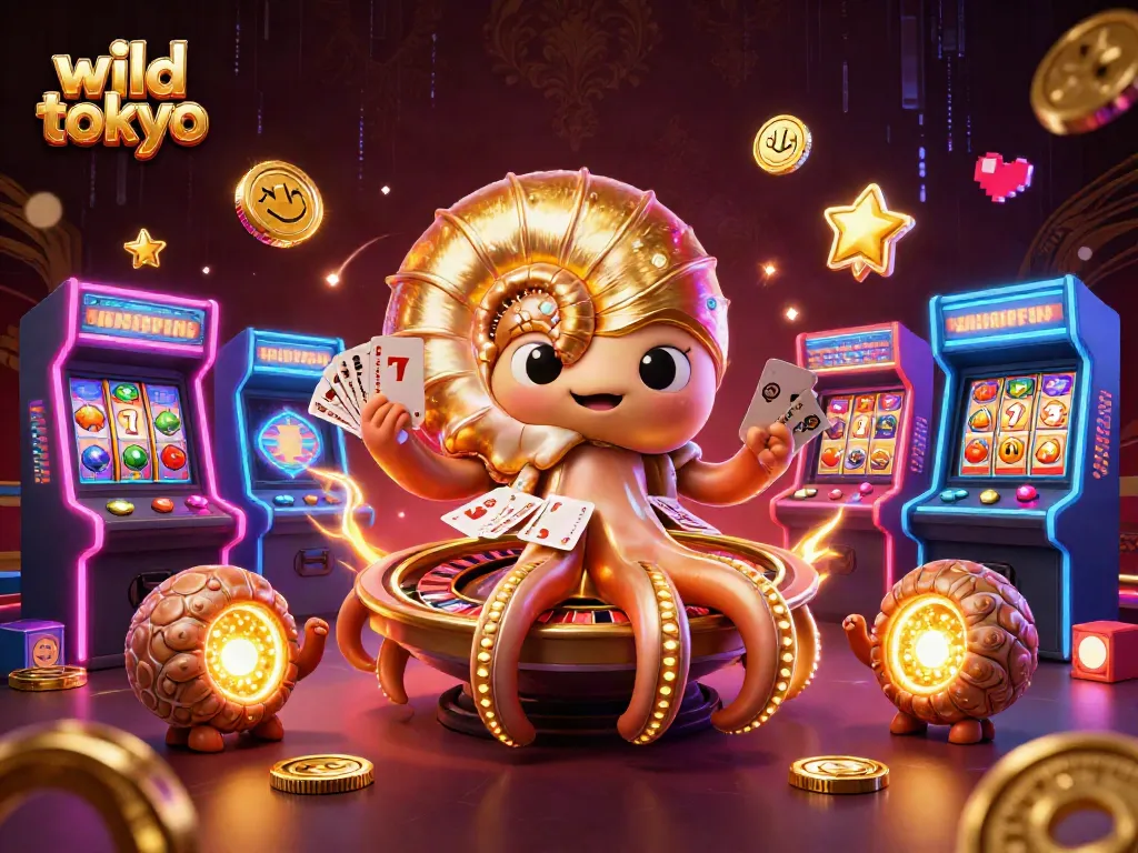 Experience the excitement at wild tokyo, showcasing vibrant gaming elements and a captivating casino atmosphere.