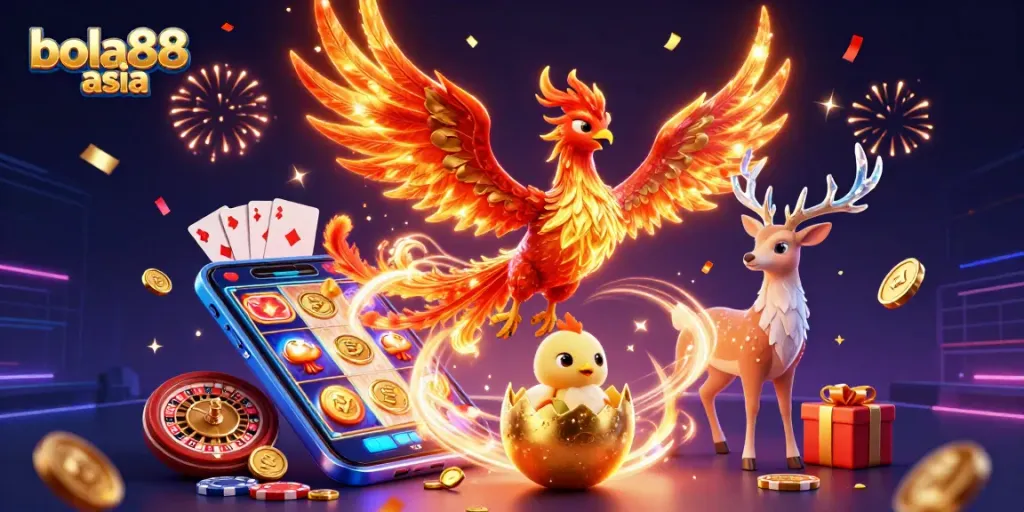 Play exciting games at bola88 asia with dynamic characters and vibrant casino elements.