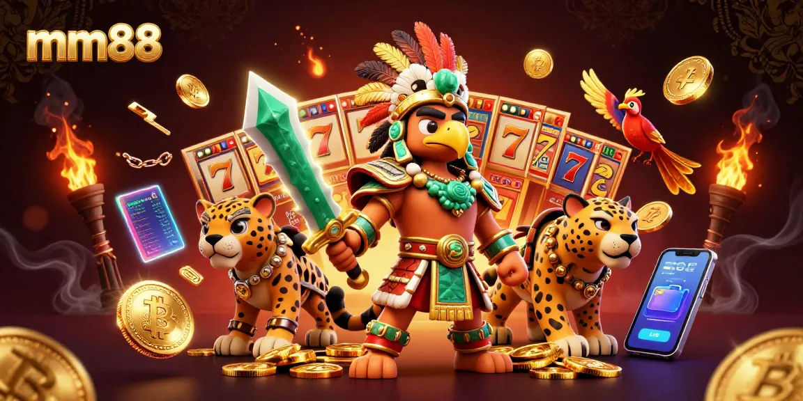 Experience thrilling gameplay with mm88, showcasing a vibrant casino scene rich in color and energy.