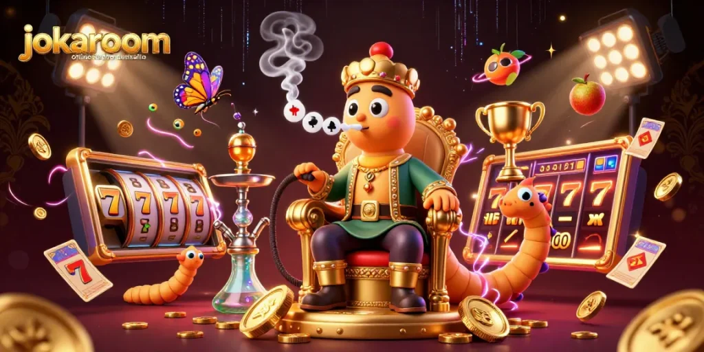 Experience the thrill of jokaroom online casino australia with vibrant 3D characters and rich gaming elements.