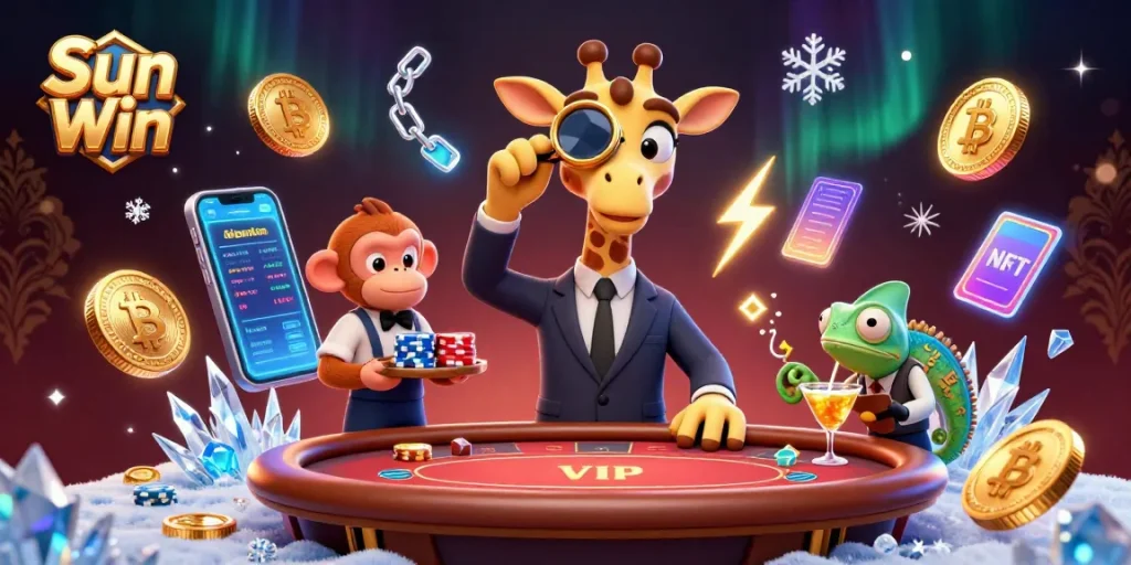 Engage in thrilling gaming adventures at Sun Win while enjoying scenic 3D casino visuals.